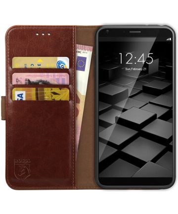 Rosso Element LG G6 Hoesje Book Cover Bruin Hoesjes