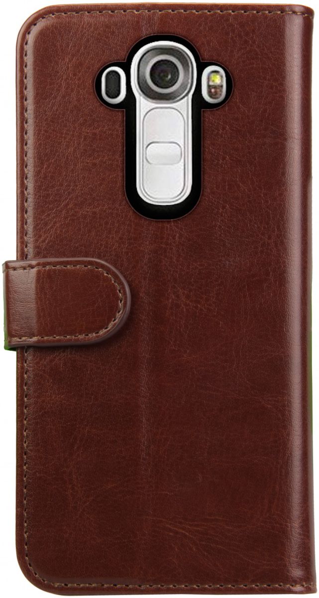 Rosso Element LG G4 Hoesje Book Cover Bruin afbeelding 5