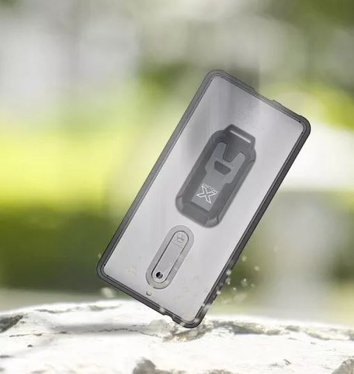 Armor X BX-Series Nokia 6 (2018) Robuust Hoesje Transparant Zwart afbeelding 7