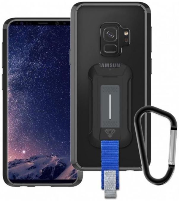 Armor X BX-Series Samsung Galaxy S9+ Robuust Hoesje Transparant Zwart afbeelding 1