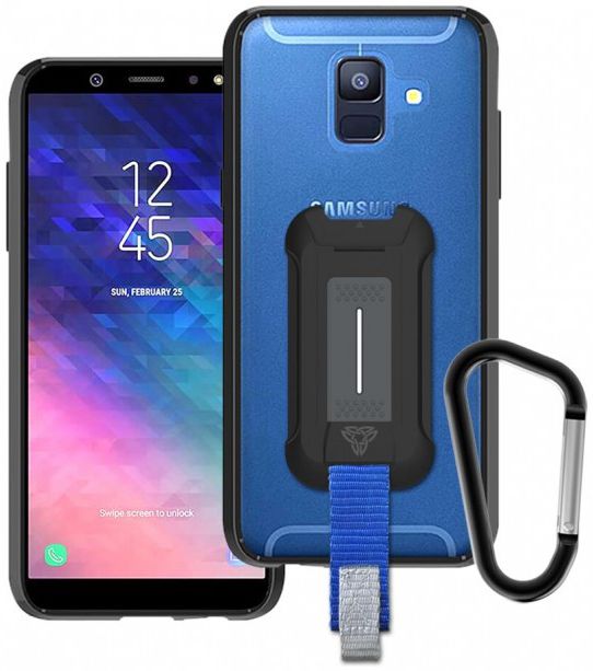 Armor X BX-Series Samsung Galaxy A6 Robuust Hoesje Transparant Zwart afbeelding 1