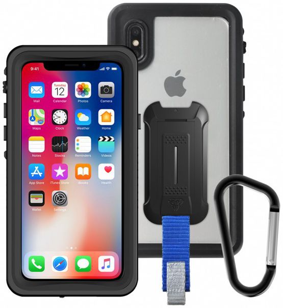 Armor X MX-Series Apple iPhone X Waterdicht Hoesje Transparant Zwart afbeelding 1
