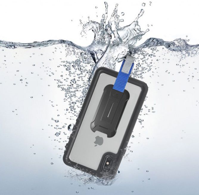 Armor X MX-Series Apple iPhone X Waterdicht Hoesje Transparant Zwart afbeelding 2