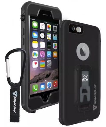 Armor X MX-Series Apple iPhone 6(s) Waterdicht Hoesje Zwart Hoesjes
