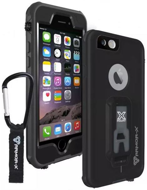 Armor X MX-Series Apple iPhone 6(s) Waterdicht Hoesje Zwart afbeelding 1
