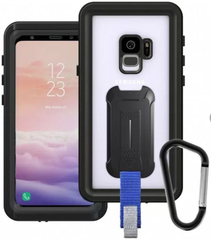 Armor X MX-Series Galaxy S9 Waterdicht Hoesje Transparant Zwart afbeelding 1