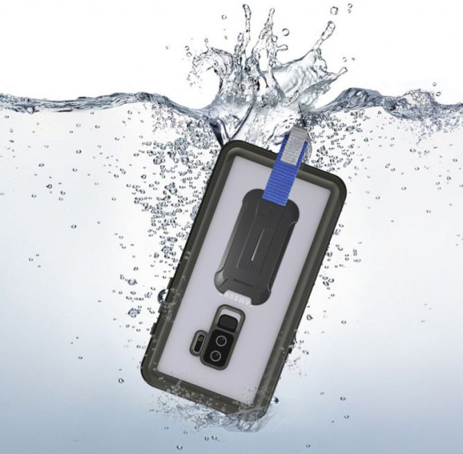 Armor X MX-Series Galaxy S9 Plus Waterdicht Hoesje Transparant Zwart afbeelding 2
