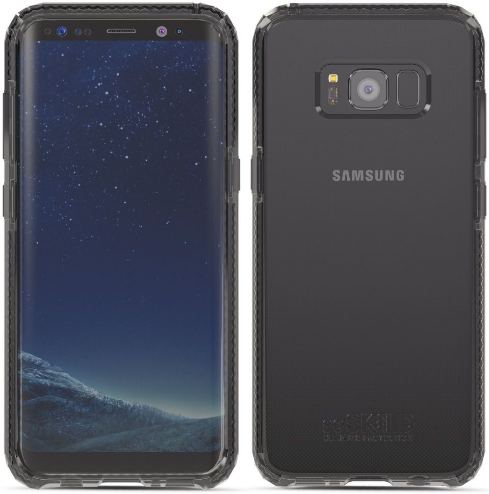 SoSkild Galaxy S8 Grijs Hoesje Defend Heavy Impact Backcover afbeelding 6