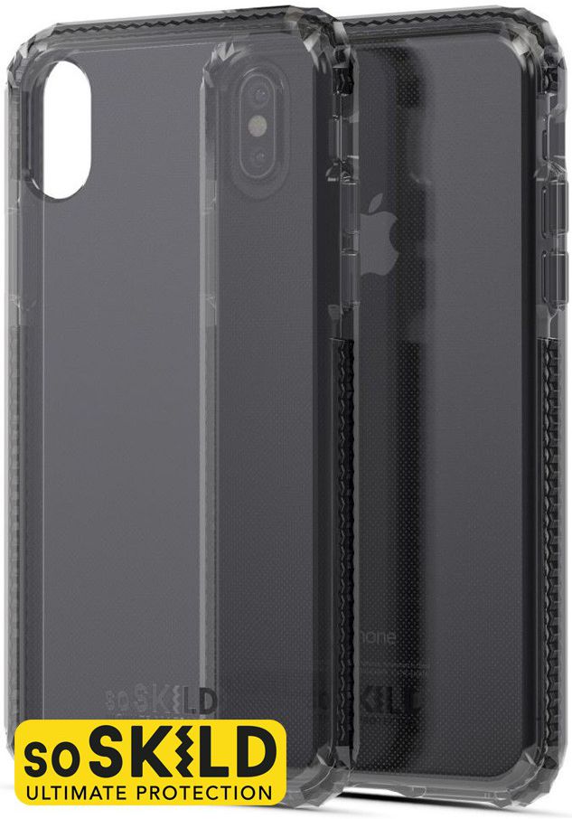 SoSkild iPhone XS / X Grijs Hoesje Defend Heavy Impact Backcover afbeelding 1