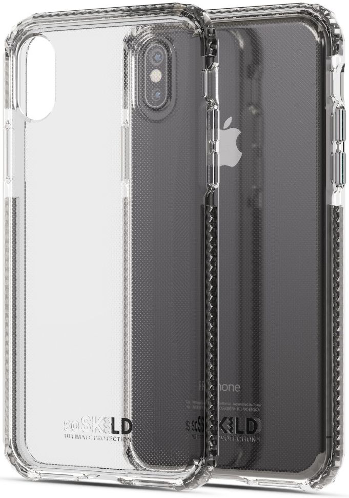 SoSkild iPhone XS / X Transparant Hoesje Defend Heavy Impact Backcover afbeelding 1