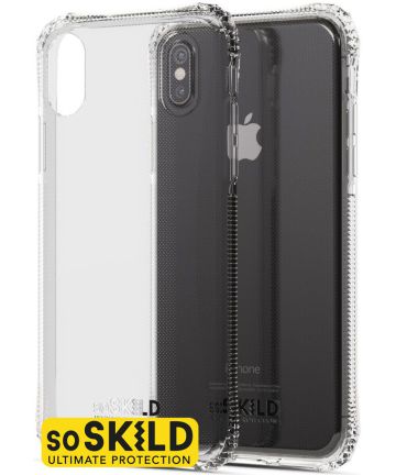 SoSkild iPhone X Transparant Hoesje Absorb Impact Backcover Hoesjes