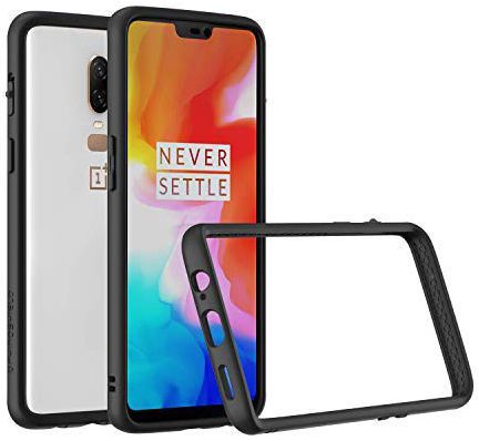 OnePlus 6 Backcover Hoesje Zwart afbeelding 3