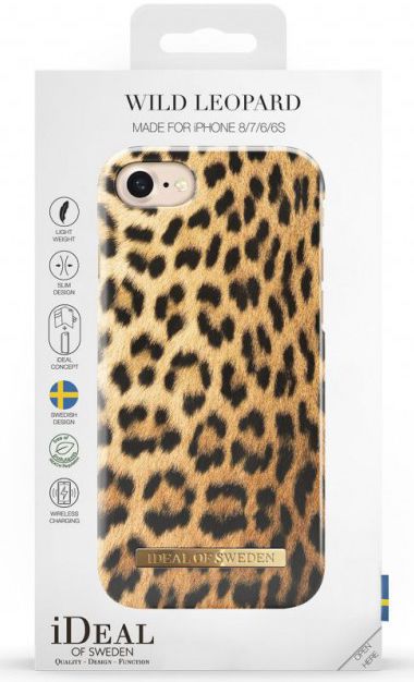 iDeal of Sweden iPhone SE 2020 Fashion Hoesje Wild Leopard afbeelding 3