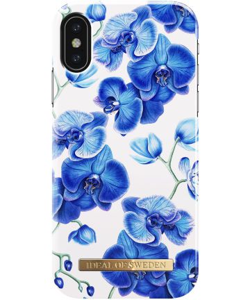 iDeal of Sweden iPhone XS / X Fashion Hoesje Baby Blue Orchid Hoesjes