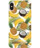 iDeal of Sweden iPhone XS / X Fashion Hoesje Banana Coconut