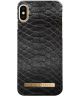 iDeal of Sweden iPhone XS / X Fashion Hoesje Black Reptile