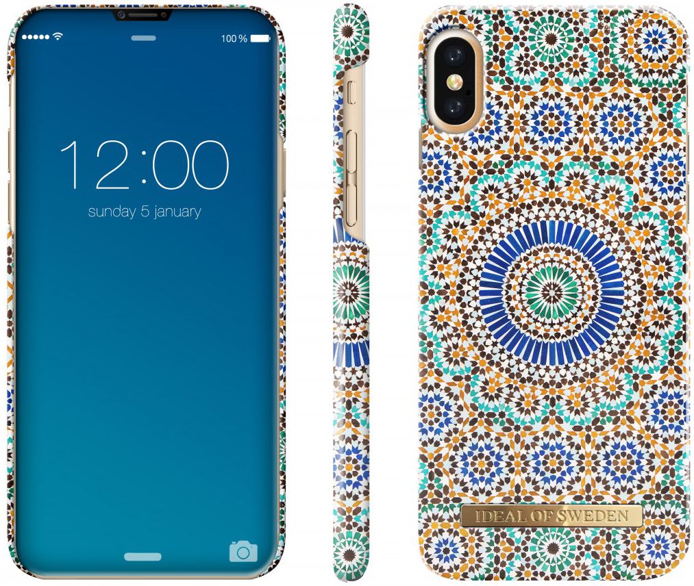 iDeal of Sweden iPhone XS / X Fashion Hoesje Moroccan Zellige afbeelding 2