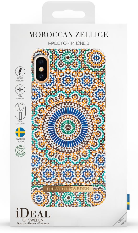 iDeal of Sweden iPhone XS / X Fashion Hoesje Moroccan Zellige afbeelding 3