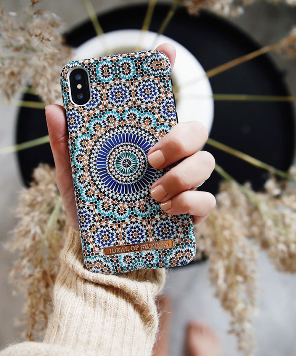 iDeal of Sweden iPhone XS / X Fashion Hoesje Moroccan Zellige afbeelding 4