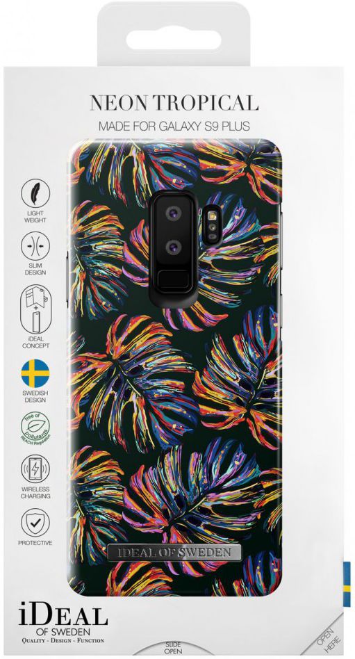 iDeal of Sweden Samsung Galaxy S9 Plus Fashion Hoesje Neon Tropical afbeelding 2
