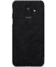 Nillkin Qin Series Flip Hoesje Samsung Galaxy A6 Zwart