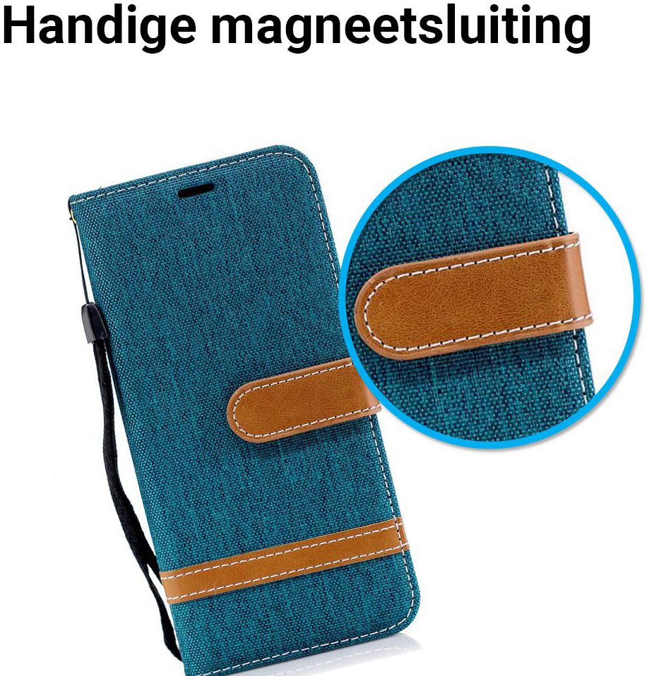 Samsung Galaxy A6 Portemonnee Hoesje Groen afbeelding 3