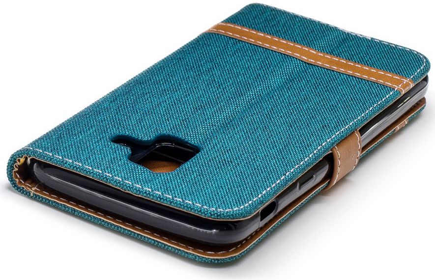 Samsung Galaxy A6 Portemonnee Hoesje Groen afbeelding 12