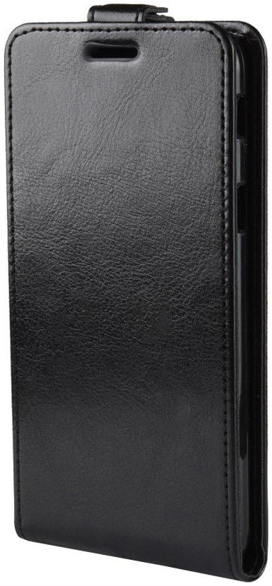 Samsung Galaxy A6 Verticaal Flip Hoesje Zwart afbeelding 1