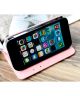 Apple iPhone 5(S) / SE Luxe Portemonnee Hoesje Roze