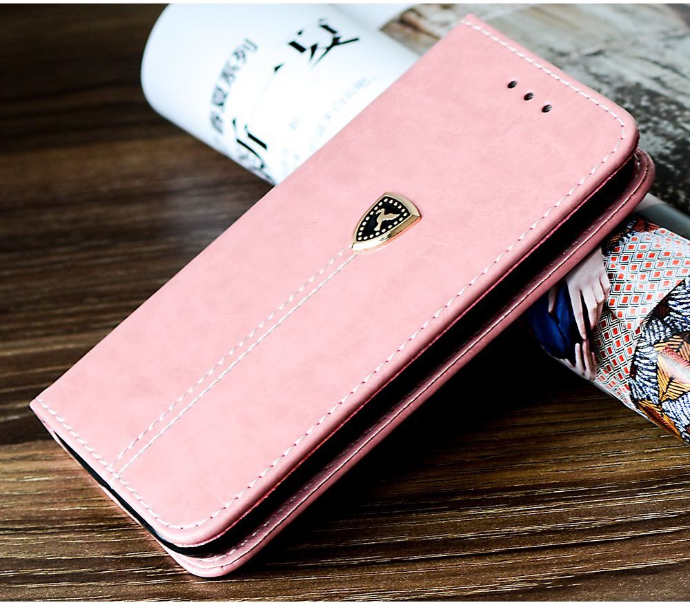 Apple iPhone 5(S) / SE Luxe Portemonnee Hoesje Roze afbeelding 4