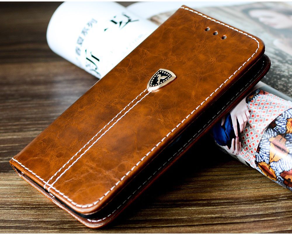 Apple iPhone 5(S) / SE Luxe Portemonnee Hoesje Bruin afbeelding 3