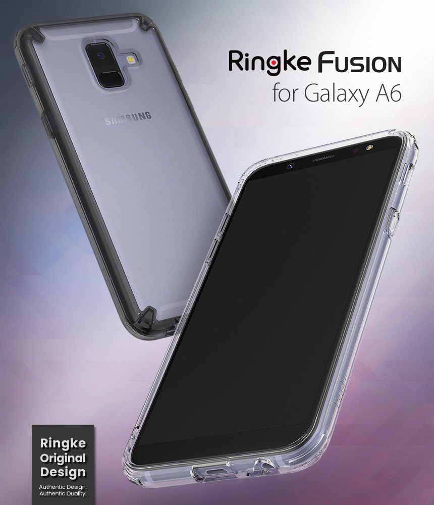 Ringke Fusion Samsung Galaxy A6 2018 Hoesje Doorzichtig Clear afbeelding 2