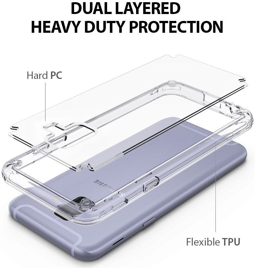Ringke Fusion Samsung Galaxy A6 2018 Hoesje Doorzichtig Clear afbeelding 5