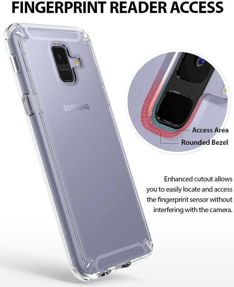 Ringke Fusion Samsung Galaxy A6 2018 Hoesje Doorzichtig Clear afbeelding 6