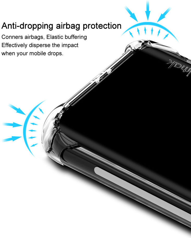 IMAK Sony Xperia XZ2 Premium Hoesje met Screenprotector Metaal Zwart afbeelding 3