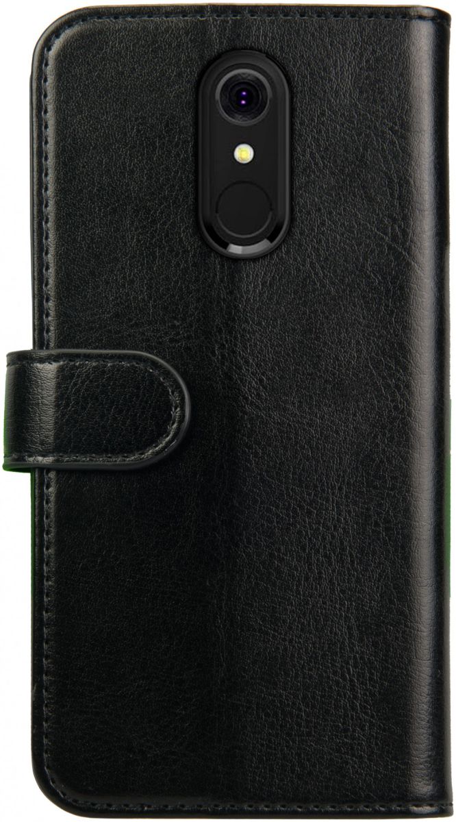 Rosso Element LG Q7 Hoesje Book Cover Zwart afbeelding 2