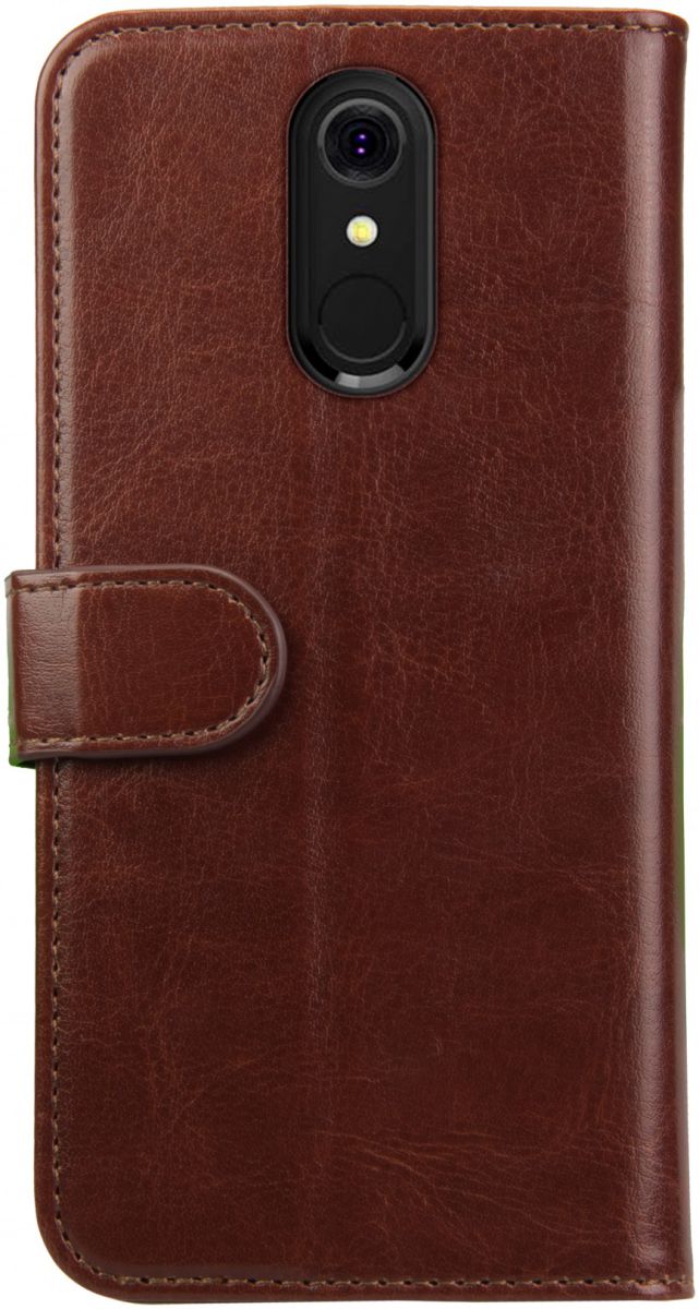 Rosso Element LG Q7 Hoesje Book Cover Bruin afbeelding 5