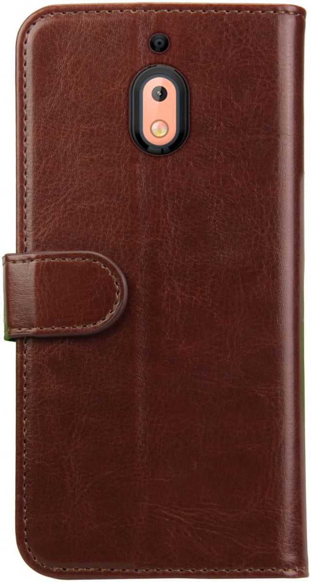 Rosso Element Nokia 2.1 Hoesje Book Cover Bruin afbeelding 4