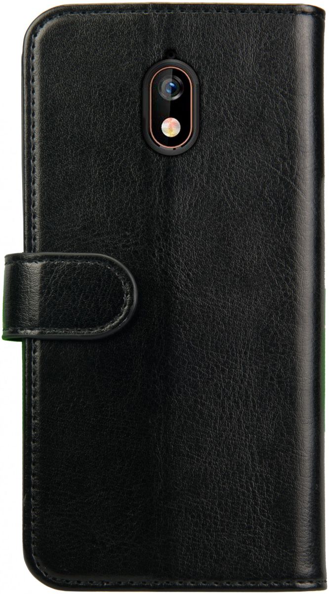 Rosso Element Nokia 3.1 Hoesje Book Cover Zwart afbeelding 2