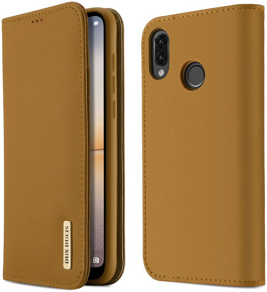 Dux Ducis Wish Series Huawei P20 Lite Hoesje Khaki afbeelding 1
