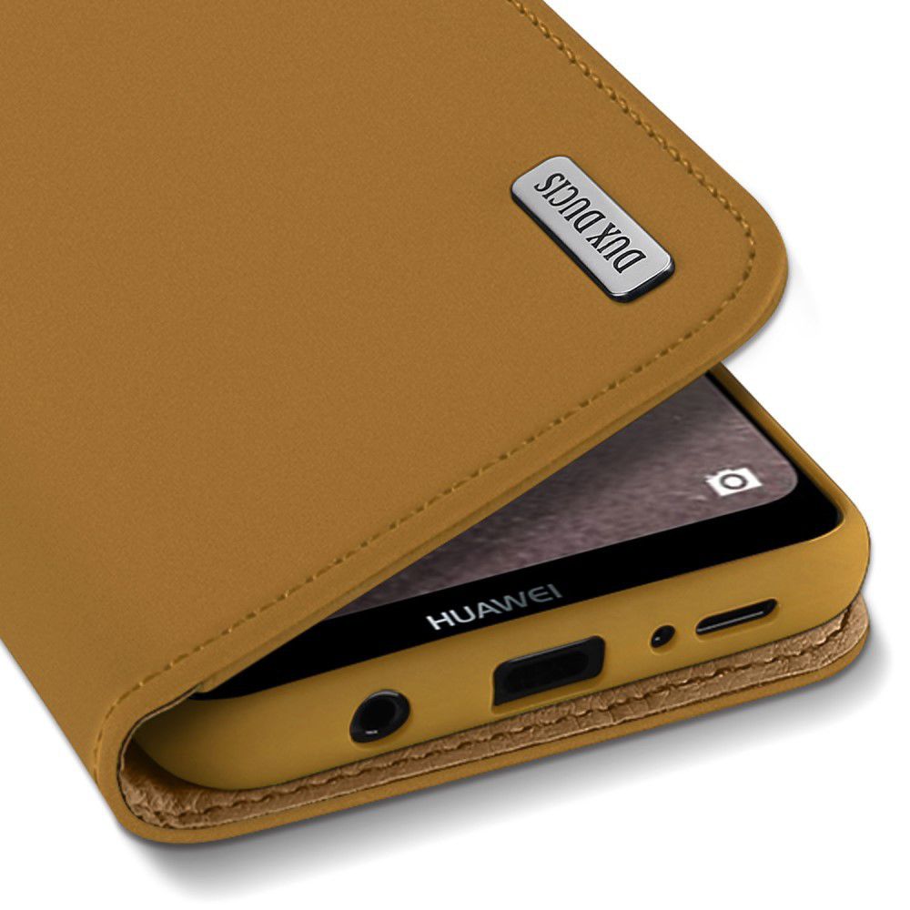 Dux Ducis Wish Series Huawei P20 Lite Hoesje Khaki afbeelding 4