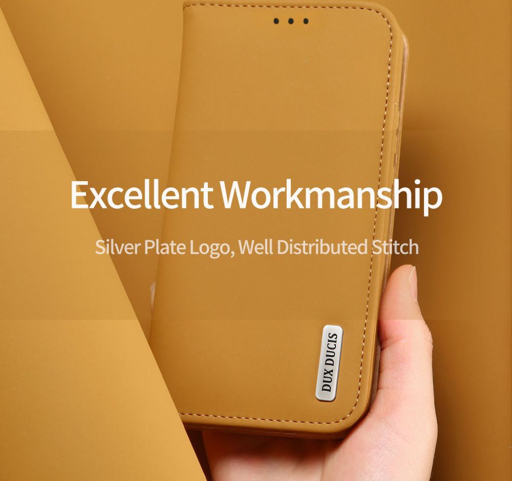 Dux Ducis Wish Series Huawei P20 Lite Hoesje Khaki afbeelding 5