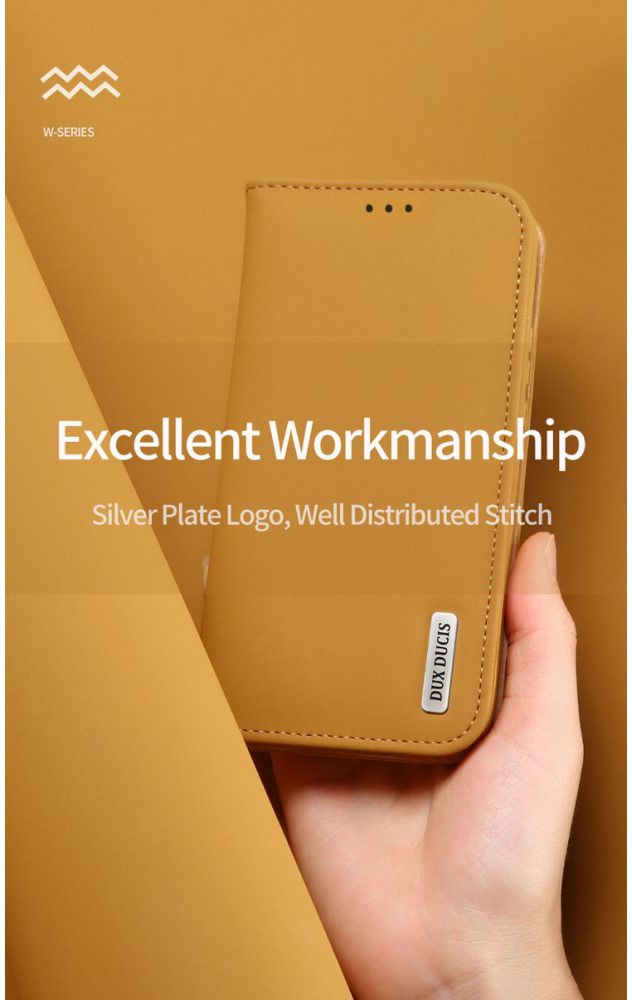 Dux Ducis Wish Series Huawei P20 Lite Hoesje Khaki afbeelding 6
