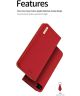 Dux Ducis Luxe Book Case iPhone 8 / 7 / SE 2020 / 2022 Echt Leer Rood