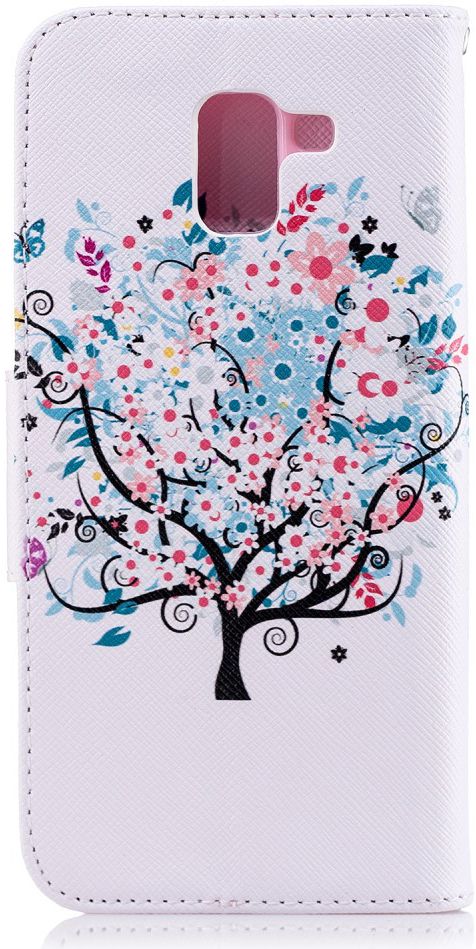 Samsung Galaxy J6 (2018) Lederen Portemonnee Hoesje Tree afbeelding 7
