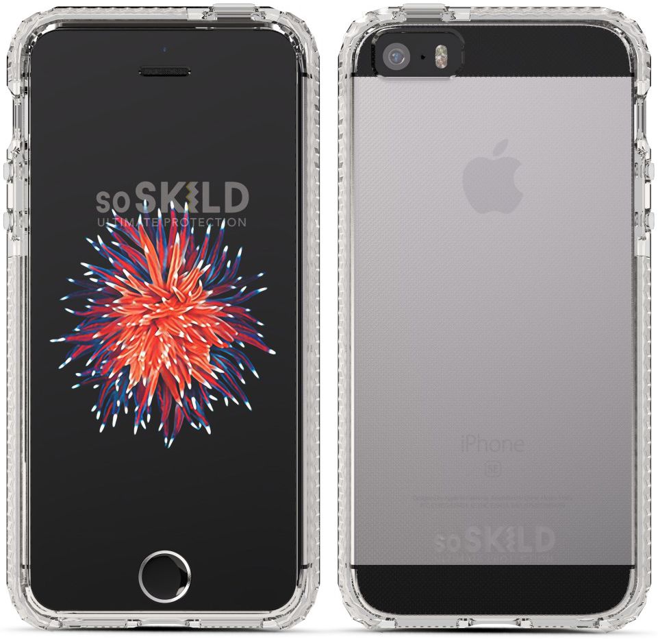 SoSkild iPhone 5/5S/SE Transparant Hoesje Defend Impact Backcover afbeelding 6