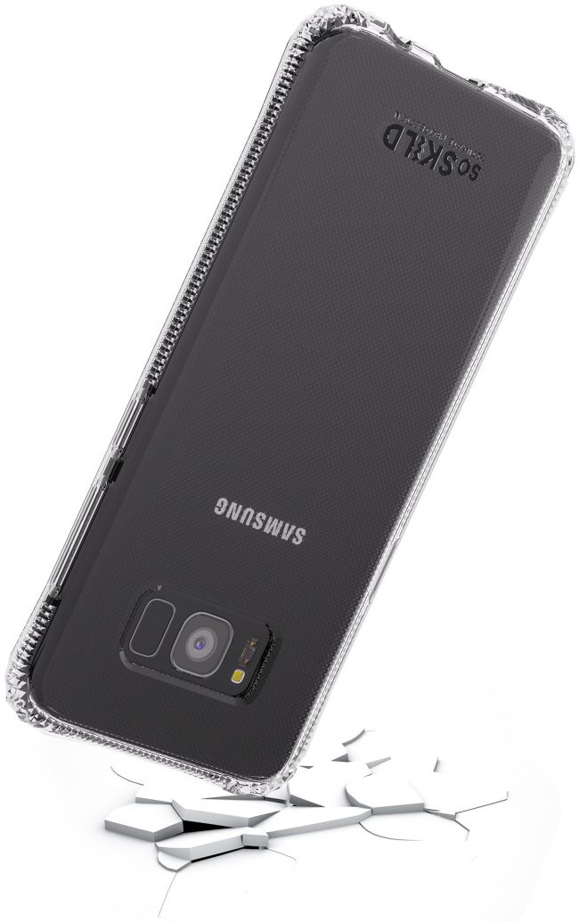 SoSkild Galaxy S8 Transparant Hoesje Absorb Impact Backcover afbeelding 5
