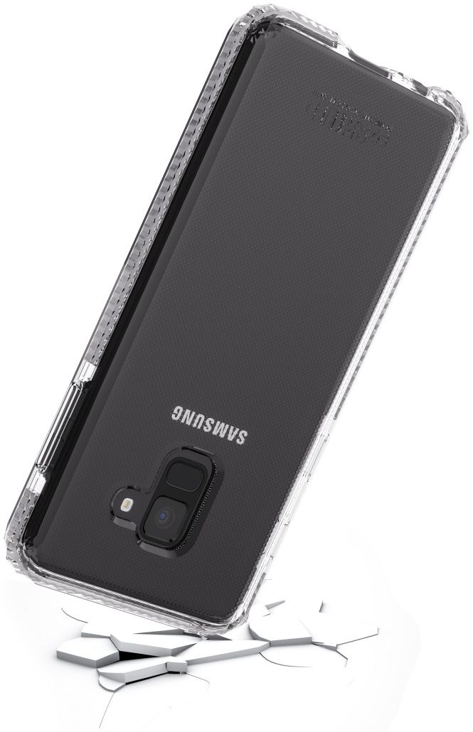 SoSkild Galaxy A8 2018 Transparant Hoesje Defend Impact Backcover afbeelding 4