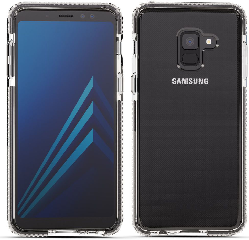 SoSkild Galaxy A8 2018 Transparant Hoesje Defend Impact Backcover afbeelding 5