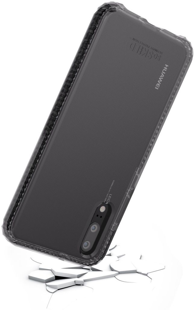 SoSkild Huawei P20 Grijs Hoesje Defend Heavy Impact Backcover afbeelding 5